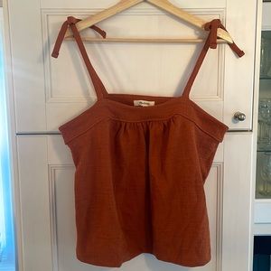 Madewell Tie Top Size M BRAND NEW